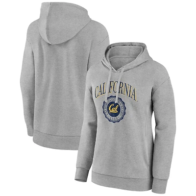 Women's Gray Cal Bears State Arch Pullover Hoodie