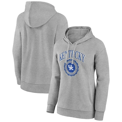 Women's Gray Kentucky Wildcats State Arch Pullover Hoodie