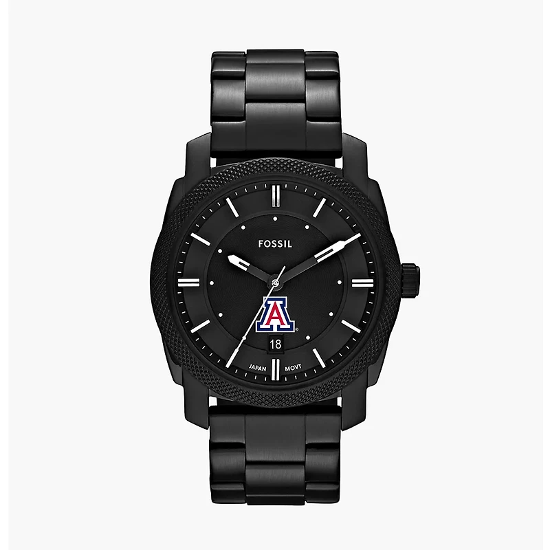 Men's Fossil Arizona Wildcats Machine Stainless Steel Watch