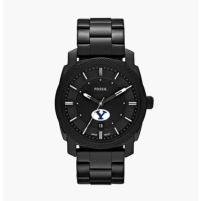 Men's Fossil BYU Cougars Machine Stainless Steel Watch