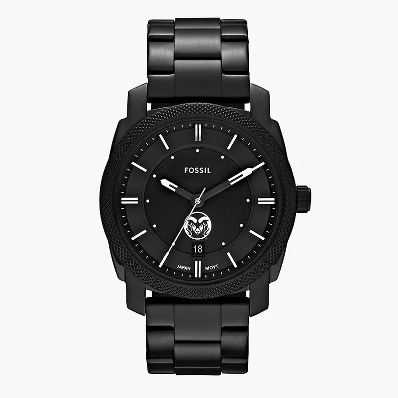 Men's Fossil Colorado State Rams Machine Stainless Steel Watch