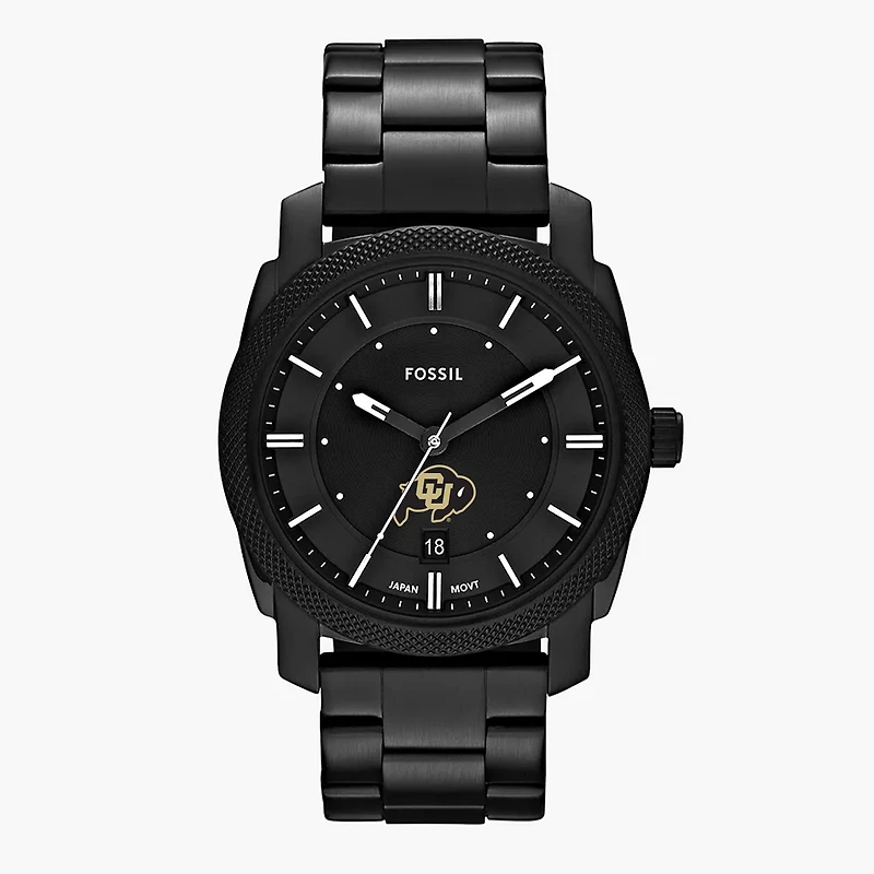 Men's Fossil Colorado Buffaloes Machine Stainless Steel Watch