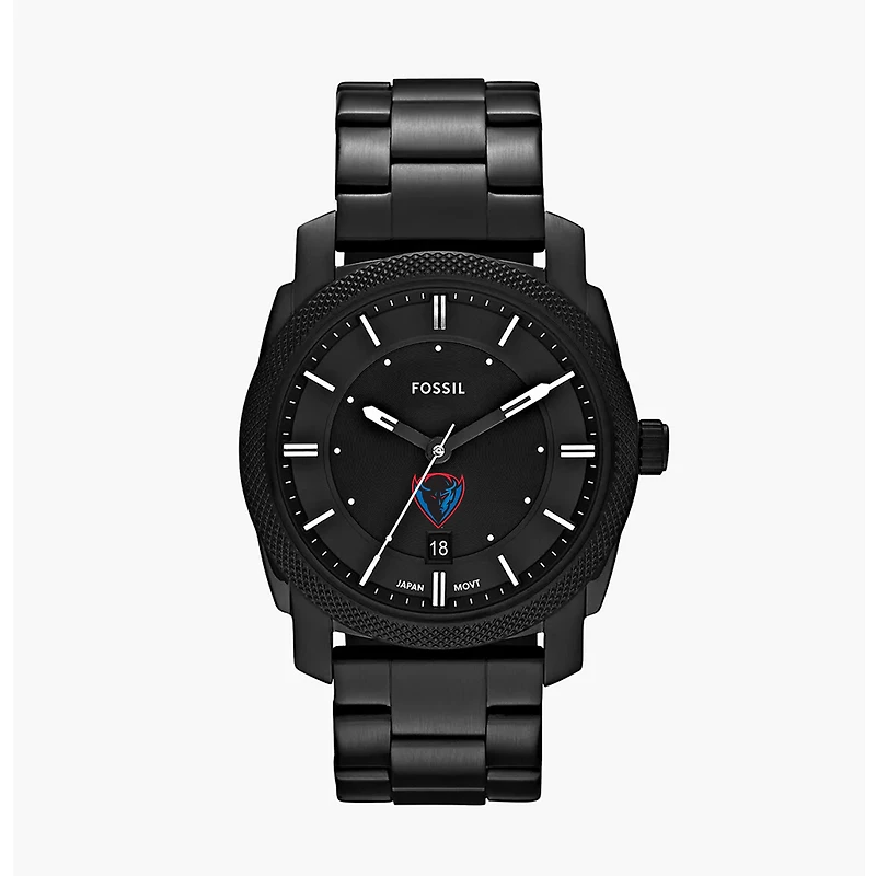 Men's Fossil DePaul Blue Demons Machine Stainless Steel Watch