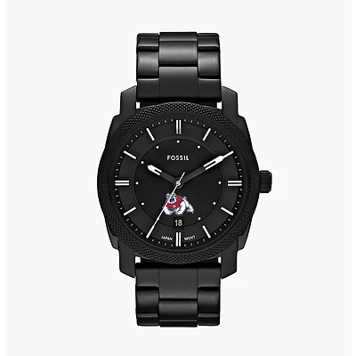 Men's Fossil Fresno State Bulldogs Machine Stainless Steel Watch