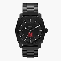 Men's Fossil Miami University RedHawks Machine Stainless Steel Watch