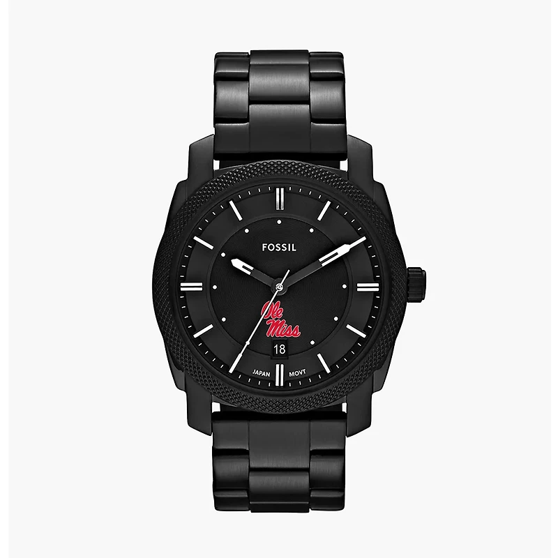 Men's Fossil Ole Miss Rebels Machine Stainless Steel Watch