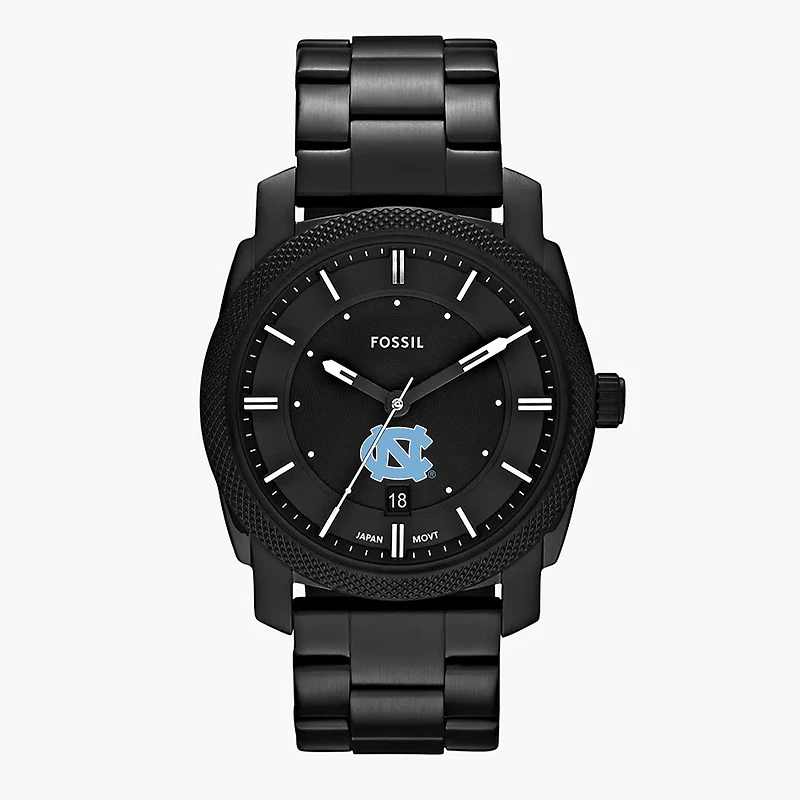 Men's Fossil North Carolina Tar Heels Machine Stainless Steel Watch