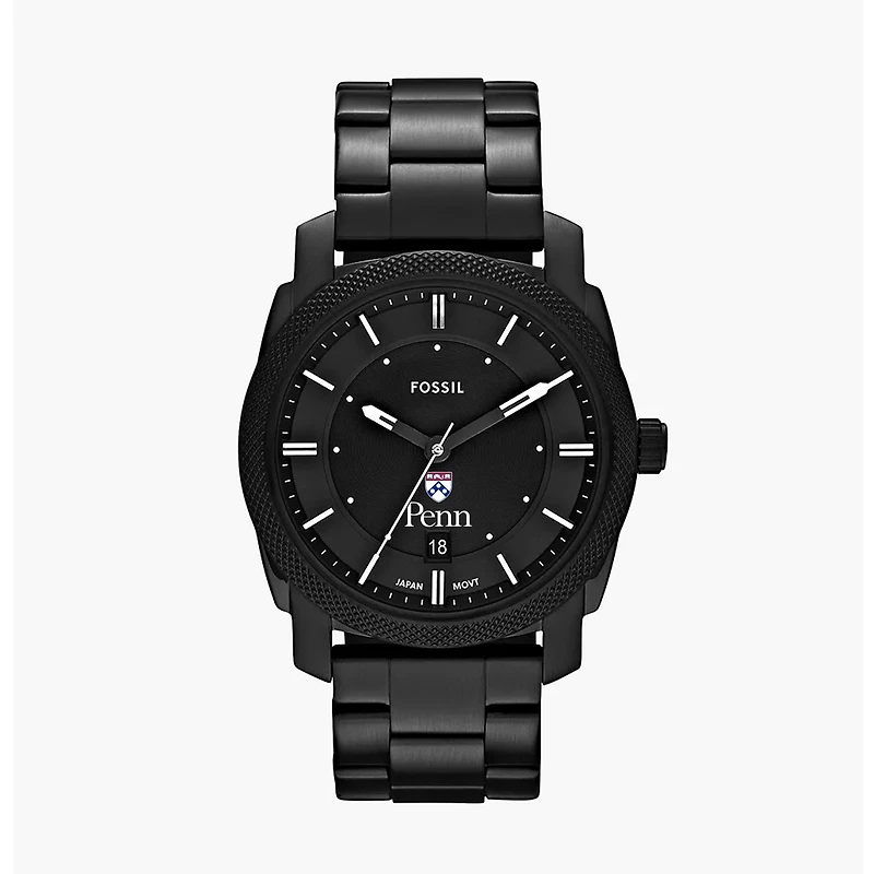 Men's Fossil Pennsylvania Quakers Machine Stainless Steel Watch