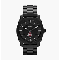 Men's Fossil Ohio State Buckeyes Machine Stainless Steel Watch