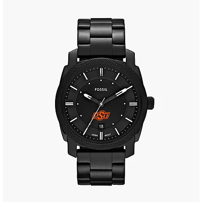 Men's Fossil Oklahoma State Cowboys Machine Stainless Steel Watch