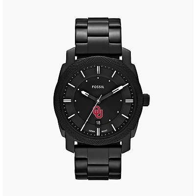 Men's Fossil Oklahoma Sooners Machine Stainless Steel Watch
