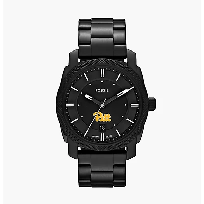 Men's Fossil Pitt Panthers Machine Stainless Steel Watch