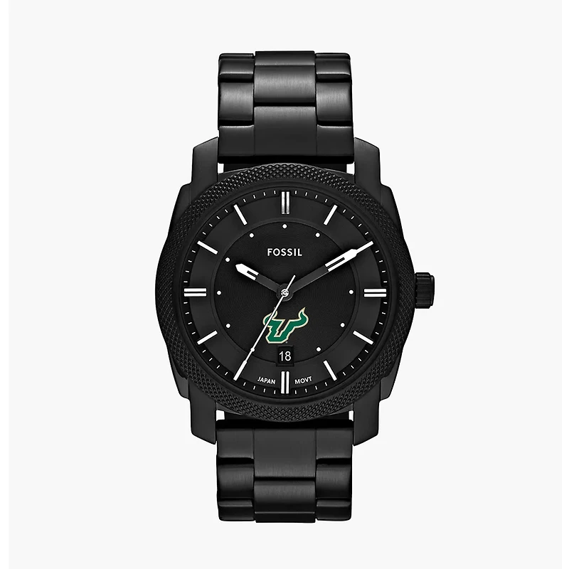 Men's Fossil South Florida Bulls Machine Stainless Steel Watch