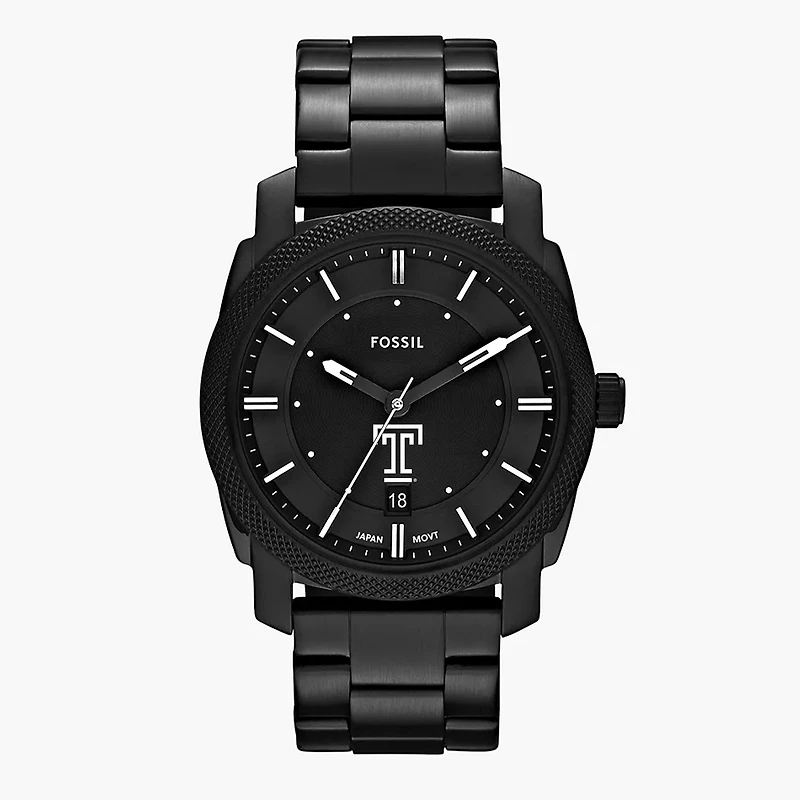 Men's Fossil Temple Owls Machine Stainless Steel Watch