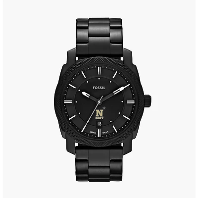 Men's Fossil Navy Midshipmen Machine Stainless Steel Watch