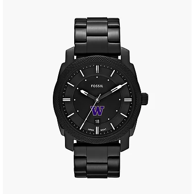 Men's Fossil Washington Huskies Machine Stainless Steel Watch