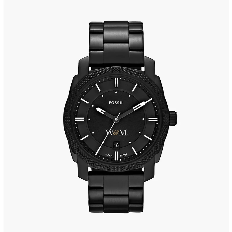 Men's Fossil William & Mary Tribe Machine Stainless Steel Watch