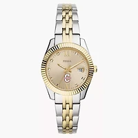 Women's Fossil Charleston Cougars Scarlette Two-Tone Stainless Steel Watch