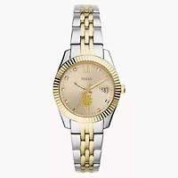 Women's Fossil UC Irvine Anteaters Scarlette Two-Tone Stainless Steel Watch