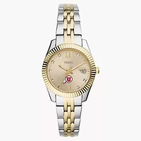 Women's Fossil Utah Utes Scarlette Two-Tone Stainless Steel Watch