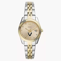 Women's Fossil Vanderbilt Commodores Scarlette Two-Tone Stainless Steel Watch