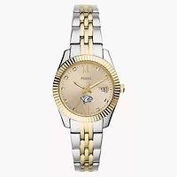 Women's Fossil New Hampshire Wildcats Scarlette Two-Tone Stainless Steel Watch