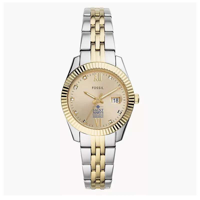 Women's Fossil Saint Mary's Belles Scarlette Two-Tone Stainless Steel Watch