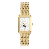 Women's Fossil Wake Forest Demon Deacons Raquel Stainless Steel Watch