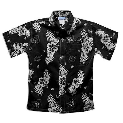 Youth Vive La Fete  Black Providence Friars Hawaiian Print Button-Down Shirt