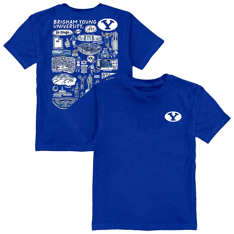 Toddler Vive La Fete Royal BYU Cougars Impressions Artwork T-Shirt
