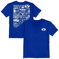 Toddler Vive La Fete Royal BYU Cougars Impressions Artwork T-Shirt