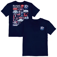Toddler Vive La Fete Navy Belmont Bruins Impressions Artwork T-Shirt