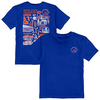 Toddler Vive La Fete Royal Boise State Broncos Impressions Artwork T-Shirt