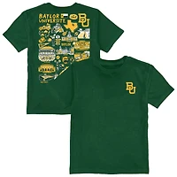 Toddler Vive La Fete Green Baylor Bears Impressions Artwork T-Shirt