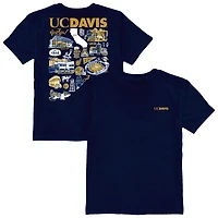 Toddler Vive La Fete Navy UC Davis Aggies Impressions Artwork T-Shirt