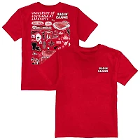 Toddler Vive La Fete Cardinal Louisiana Ragin' Cajuns Impressions Artwork T-Shirt