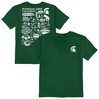 Toddler Vive La Fete Green Michigan State Spartans Impressions Artwork T-Shirt