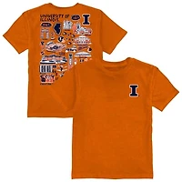 Toddler Vive La Fete Orange Illinois Fighting Illini Impressions Artwork T-Shirt