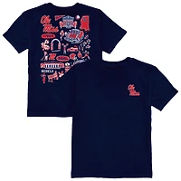 Toddler Vive La Fete Navy Ole Miss Rebels Impressions Artwork T-Shirt