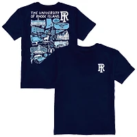 Toddler Vive La Fete Navy Rhode Island Rams Impressions Artwork T-Shirt