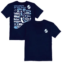 Toddler Vive La Fete Navy San Diego Toreros Impressions Artwork T-Shirt