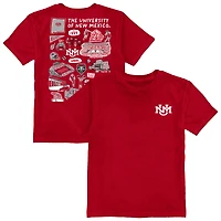 Toddler Vive La Fete Cherry New Mexico Lobos Impressions Artwork T-Shirt