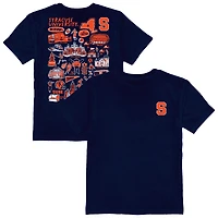 Toddler Vive La Fete Navy Syracuse Orange Impressions Artwork T-Shirt