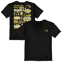 Toddler Vive La Fete Black Southern Miss Golden Eagles Impressions Artwork T-Shirt