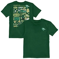 Toddler Vive La Fete Green UAB Blazers Impressions Artwork T-Shirt