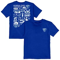 Youth Vive La Fete  Blue Georgia State Panthers Impressions Artwork T-Shirt