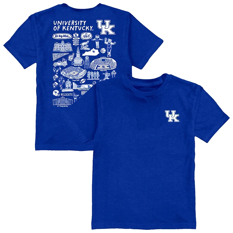 Youth Vive La Fete Royal Kentucky Wildcats Impressions Artwork T-Shirt