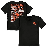 Youth Vive La Fete Black Sam Houston State Bearkats Impressions Artwork T-Shirt