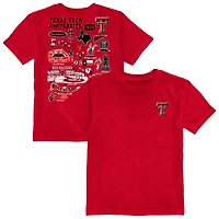 Youth Vive La Fete Red Texas Tech Red Raiders Impressions Artwork T-Shirt