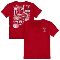 Youth Vive La Fete Cherry Temple Owls Impressions Artwork T-Shirt